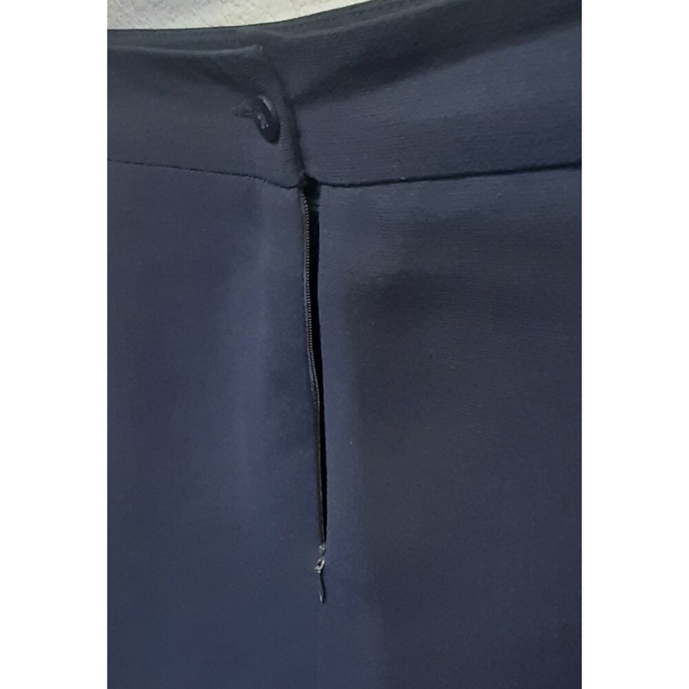 Jones Wear Essentials Navy Blue Career Lined Pencil Midi Skirt l Size: 16 - Picture 3 of 8
